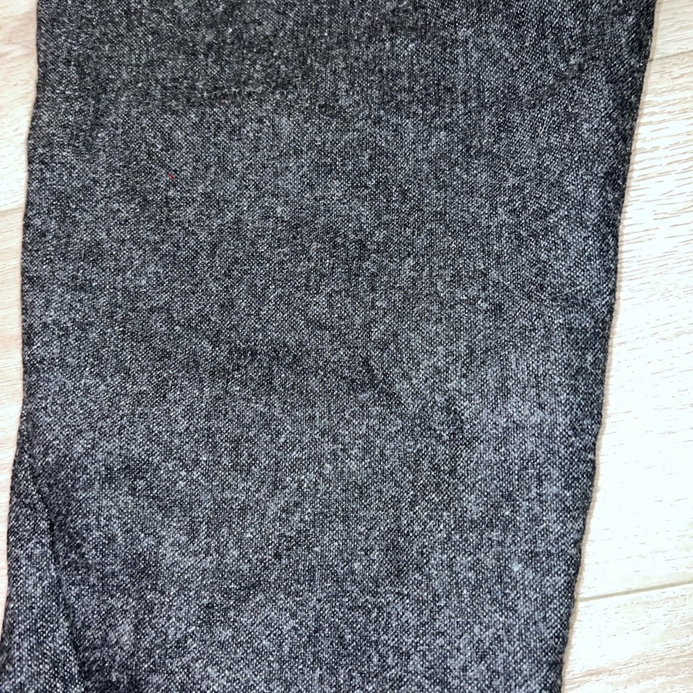 Aritzia Babaton Black Wool Blend Straight Leg Trousers Small Mid Rise Work Pants - Picture 3 of 12